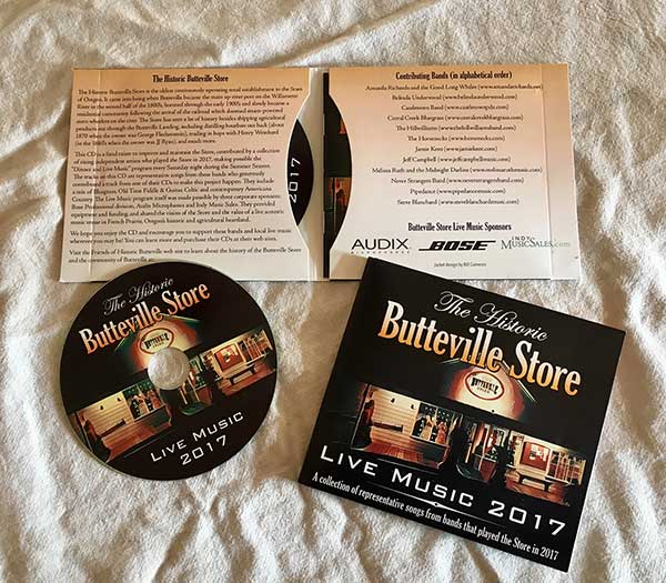 Historic Butteville Store Live Music 2017 CD