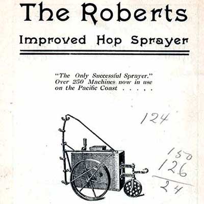 Roberts Improved Hop Sprayer [Photo courtesy Pat Leavy]